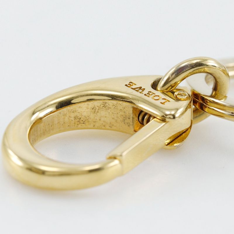 Loewe Anagram Bag Motif Bagcharm Gold Plated Ladies Key Holder