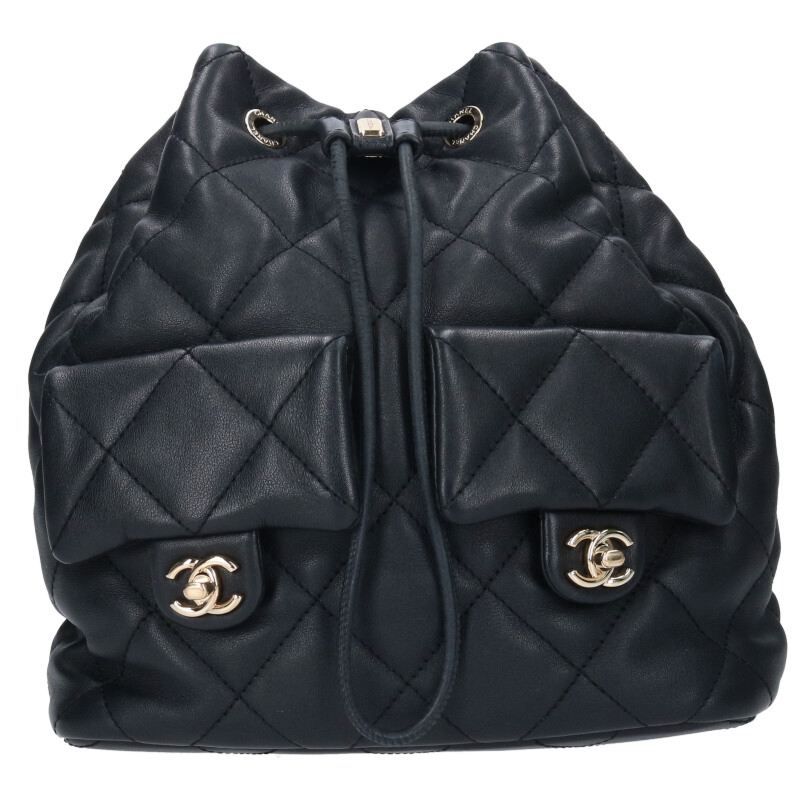 Chanel Lambskin Matelasse Backpack Men's