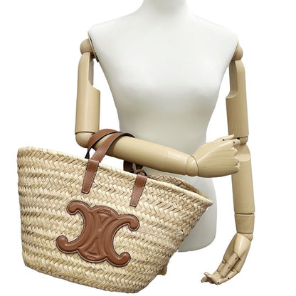 Celine Bag Women's Brand Teen Triomphe Handbag Shoulder Bag 2way Raffia Classic