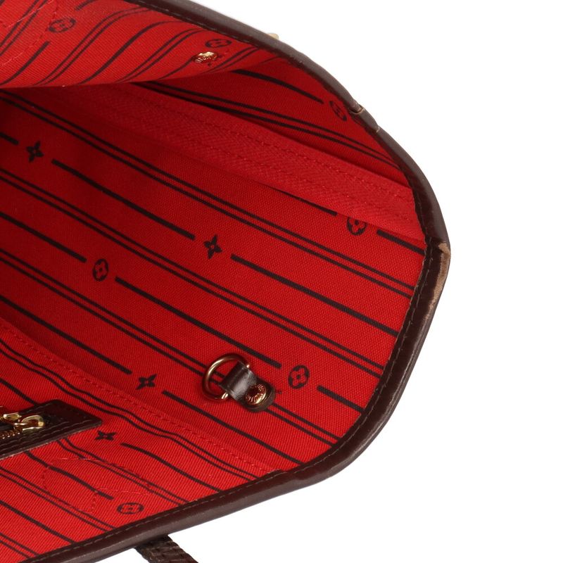 Louis Vuitton Neverfull MM Damier Tote Bag Damier Canvas N51105 Brown Unisex