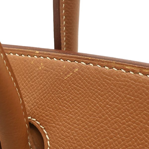 Hermes Handbag Birkin 35 Courchevel Gold Hardware Brown C Engraved [storage Bag