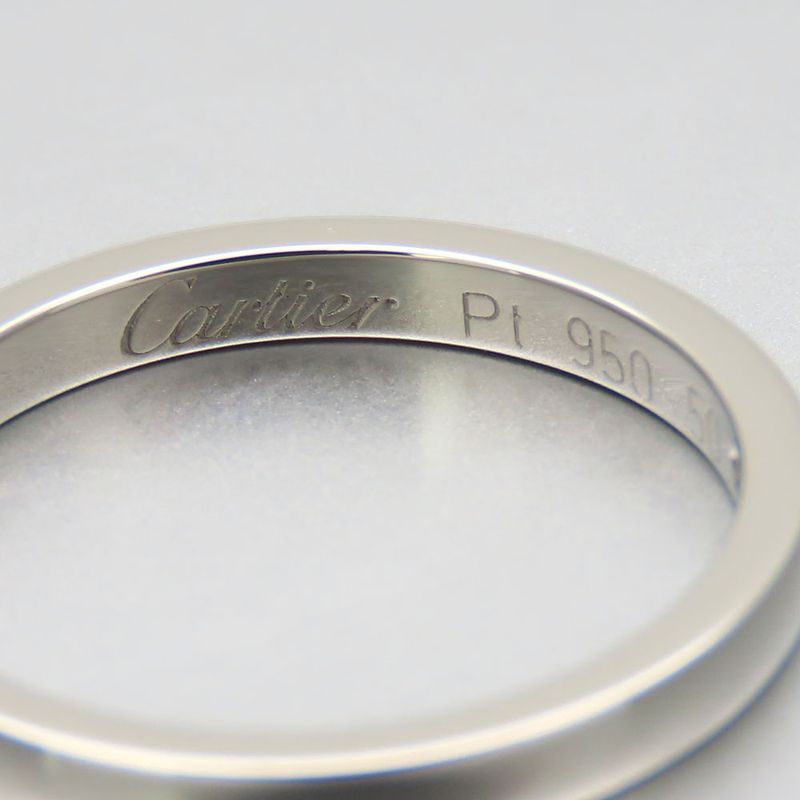 Cartier Ring - Ring Classic Wedding 50 Pt950 Diamond Approx 3.3g Platinum 1PD