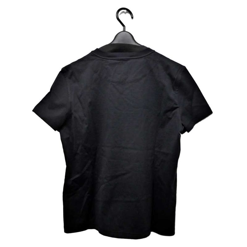 Hermes T-shirt Culture Black Size 38 Cotton Short Sleeve Women's