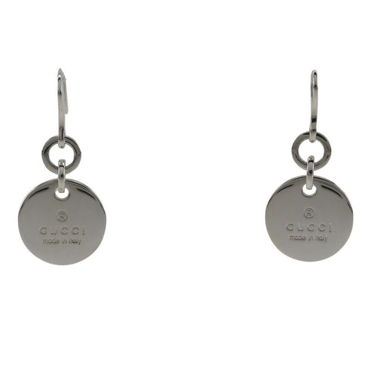 Gucci Trademark Logo Round Silver 925 Ladies 12.1g Earrings