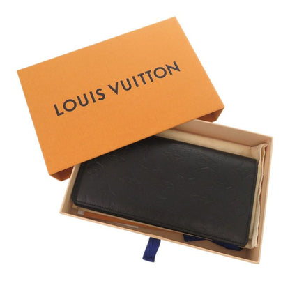 Louis Vuitton Portefeuille Brazza Monogram Shadow M62900 IC Chip Noir Black