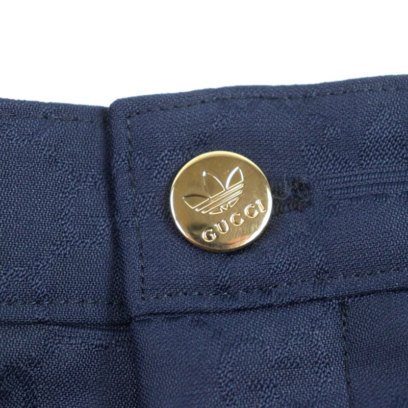 Gucci X Adidas Gucci X Adidas 710399 Trefoil Jacquard GG Logo Sideline Slacks