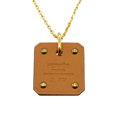 Hermes As De Coeur PM Heart Vorsift Gold Hardware Engraved Z (2021) Necklace