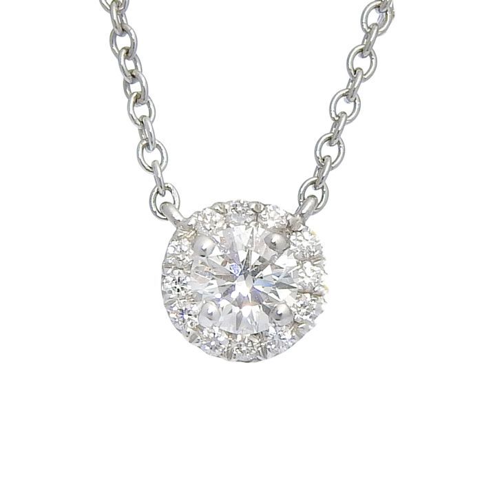 Tiffany & Co Soleste Diamond Necklace Pt950 Platinum Diamond 40.5cm (15.94in)