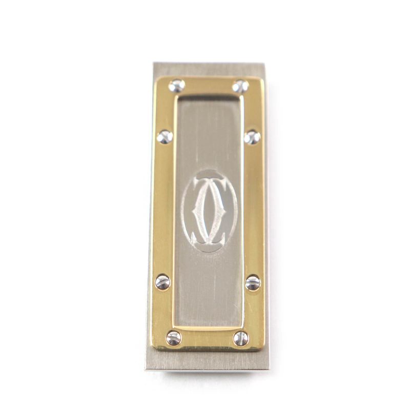Cartier Must De Cartier Bill Clip Bill Scissors Money Clip Gold Silver Men's