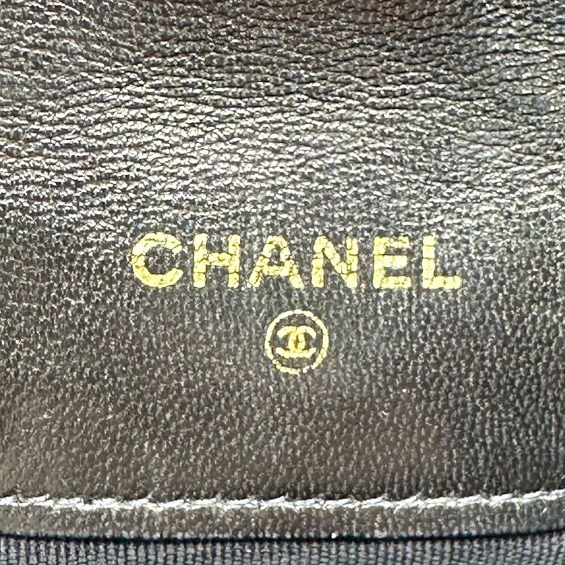 Chanel 90's Coco Mark Matelassé Lambskin Coin Case Coco Mark Matelasse Lambskin