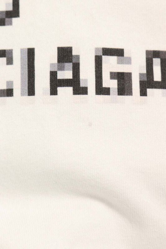 Balenciaga 21AW 612966 Tkvi7 Pixel BB Logo T-shirt Men's L