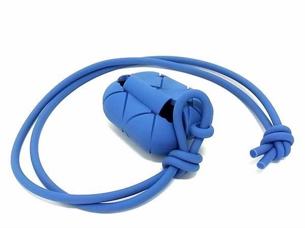 Bottega Veneta Intrecciato Rubber Airpods Case Ipod Case Blue Ax7006