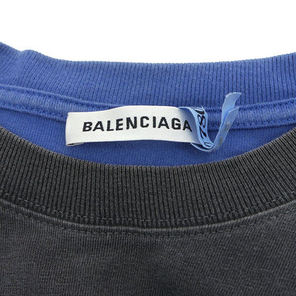 Balenciaga Docking T-shirt 518237 Long T XS Gray And Blue