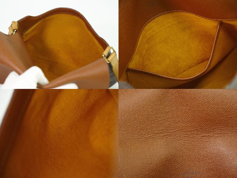 Authentic Louis Vuitton LV Musette Tango Short Monogram Shoulder Bag Brown