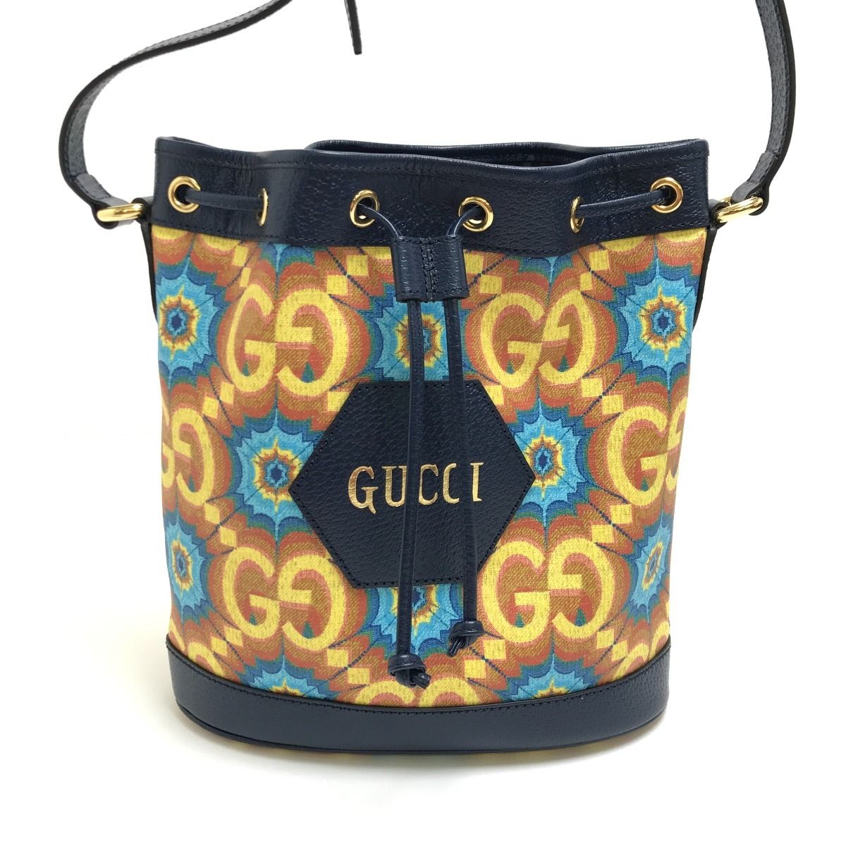 Gucci Shoulder Bag Draw String Kaleidoscope 100th Anniversary Model