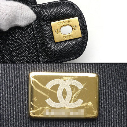 Chanel Matelasse Small Top Handle Bag 2WAY Chain Shoulder