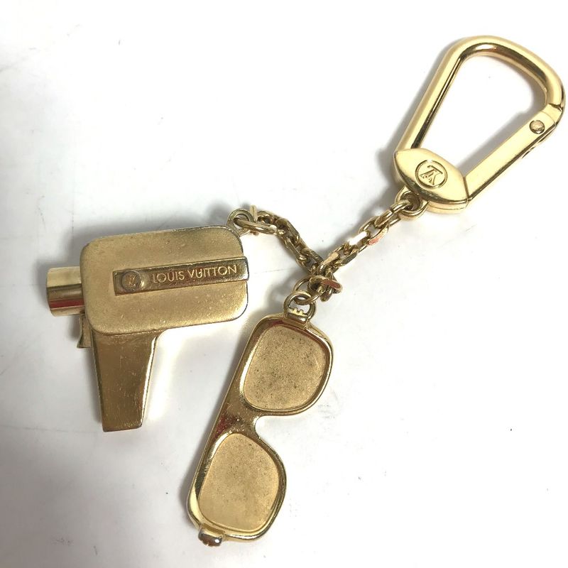Louis Vuitton Key Holder Porte Clé Cannes M65383 Metal Gold