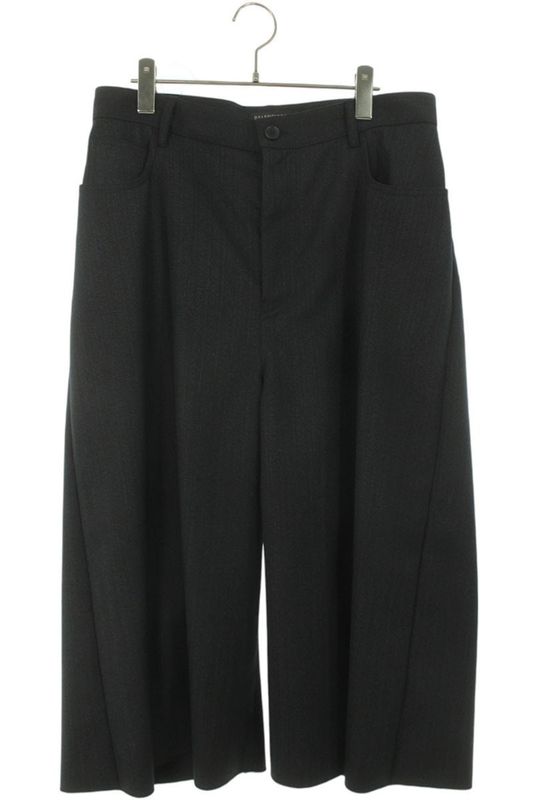 Balenciaga 725514 Tnt42 Loose Fit Slack Cropped Pants Men 38