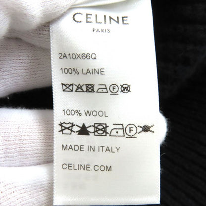 Celine 22AW 2a10x66q 100% Wool Embroidery Sequined Gradient Logo Knit Pullover