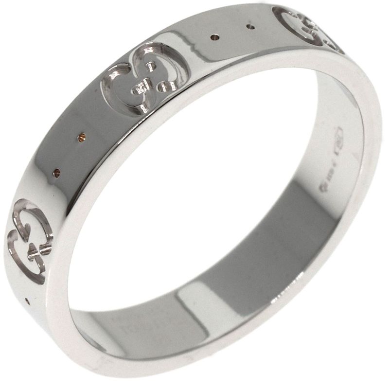 Gucci Icon #14 Ring - 18K White Gold Ladies