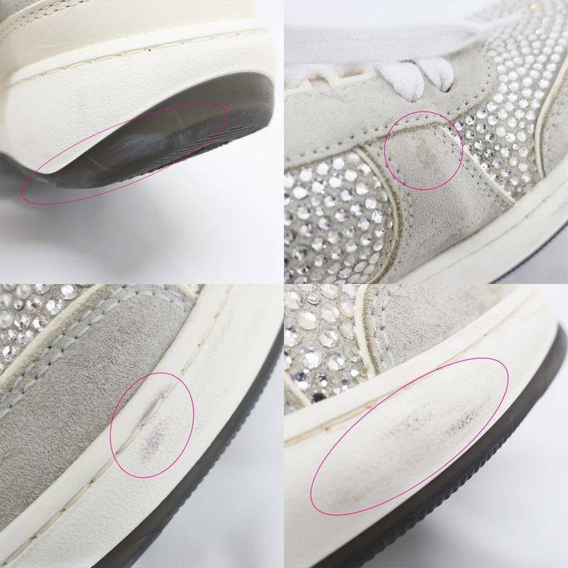 Chanel Sneakers Sequins White Size 36 Approx 23.0cm (9.06in) Coco