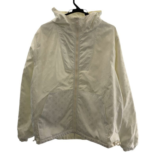 Louis Vuitton Monogram Size 50 White Rm222q MO6 Hlb46w Nylon Jacket Reversible