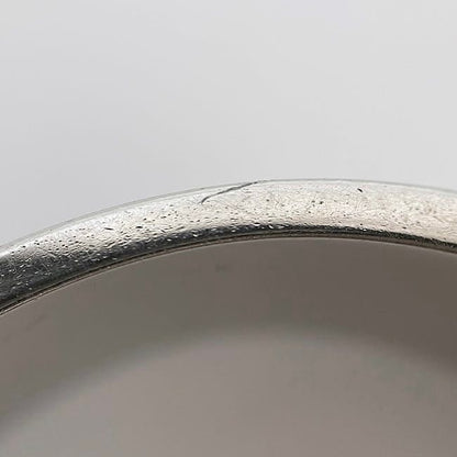 Hermes Bangle Click Clack Silver Light Blue Excellent Condition Metal