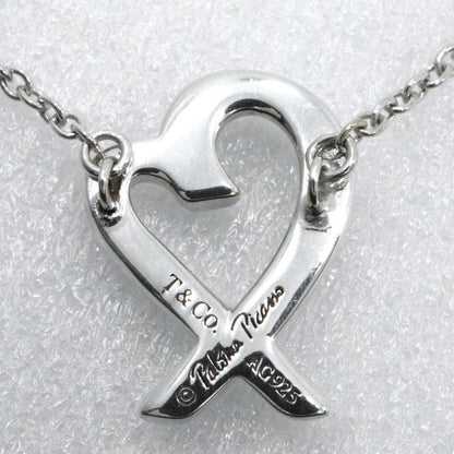 Tiffany & Co Loving Heart Paloma Picasso 925 Silver Ladies 1.8g Necklace
