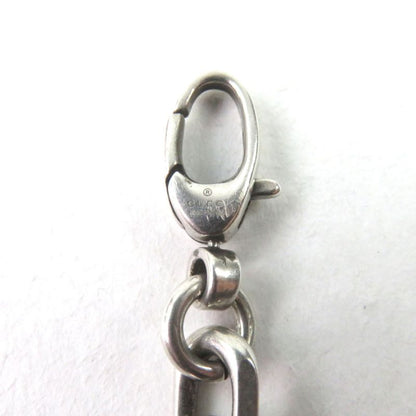 Gucci 620798 Ag925 Interlocking G Aged Clasp Closure Bracelet Silver With 17