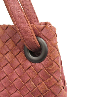 Bottega Veneta Intrecciato Small Garda Hand Tote Bag Lamb Leather Pink Ladies