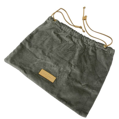 Louis Vuitton Homey Line Monogram Flat Shoes Satin Gray Unused Slippers Room