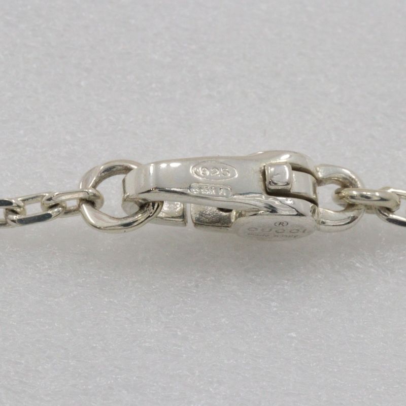 Gucci G Mark Plated Silver 925 Unisex 21.0g Necklace