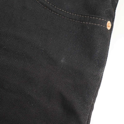 Balenciaga 21ss Cut-Off Damaged Denim Pants 657647 Tjw63 Black 25