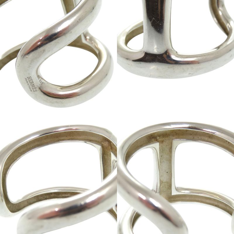 Hermes Osmose Bracelet Cuff Bangle Sv925 Silver 0181 Hermes