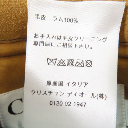 Christian DIOR 248c87al815 100% Lambskin BEE Embroidery Reversible Sheer Ring