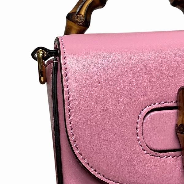 Gucci Bamboo 702106 3WAY Backpack Bag Shoulder Bag Handbag Women