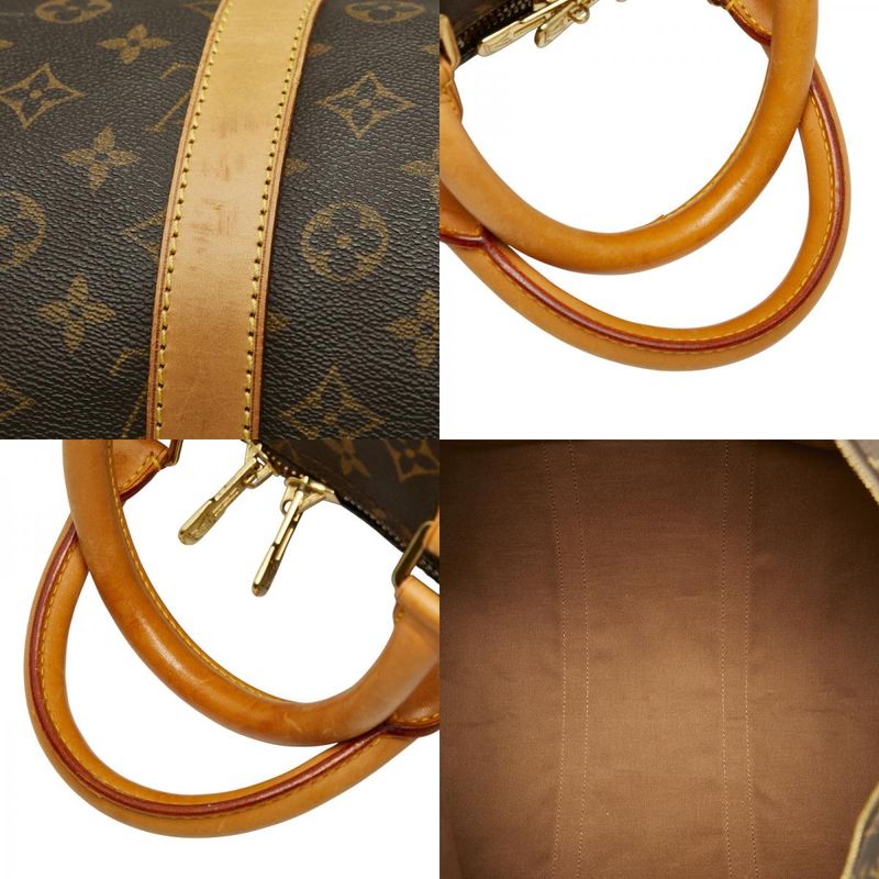 Louis Vuitton Monogram Keepall 55 Boston Bag Travel Bag Travel Bag M41424 Brown