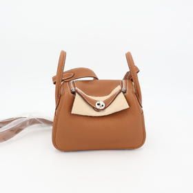 Hermes Bag Lindy Mini Lindy Mini Gold Hardware Silver