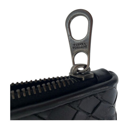 Bottega Veneta Bottega Veneta Intrecciato Black Gunmetal Hardware Leather