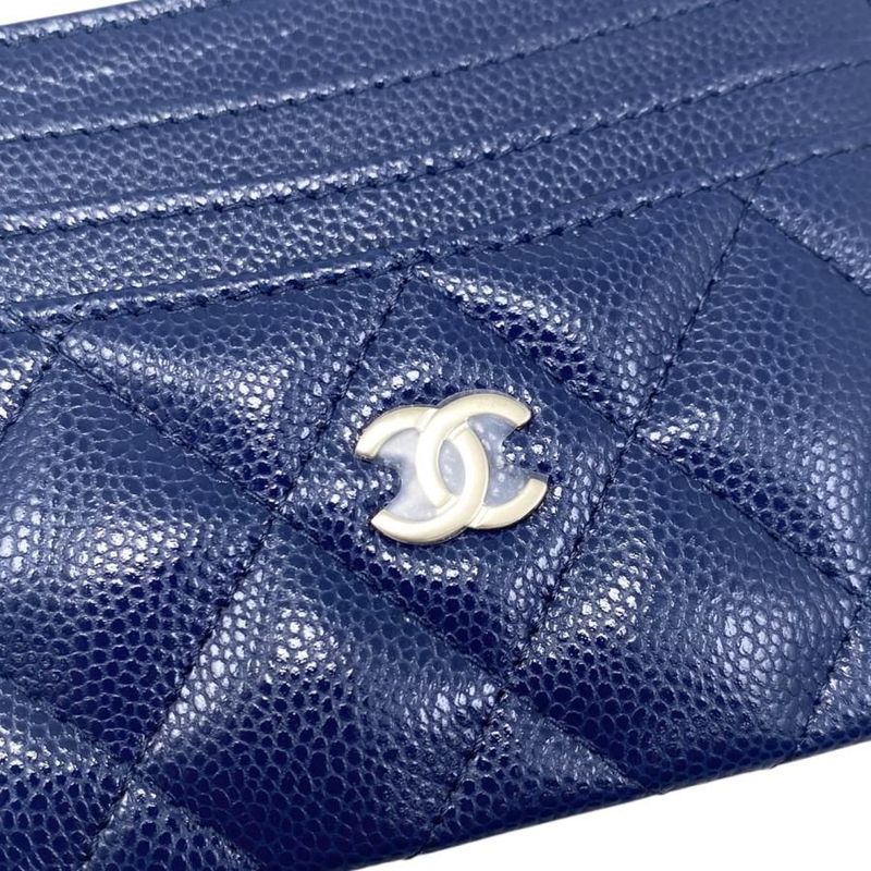 Chanel Card Case Timeless Classic Line Fragment Case Ap4472 Matelasse Caviar