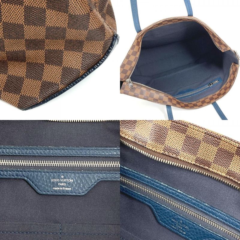 Louis Vuitton Shoulder Bag Cabas N41242 Damier Canvas Ebène Brown