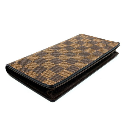 Louis Vuitton Porte Cult Cles Di N60825 Wallet Damier Brown Long Wallet Ladies