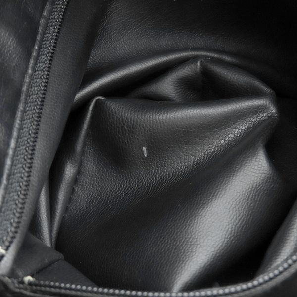 Chanel Backpack Daypack Matelasse Chain Backpack Sac Lambskin Black Gold