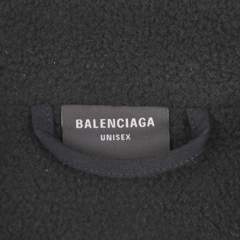 Balenciaga 23aw Oversize D Logo Embroidered Fleece Jacket Campaign Logo Fleece