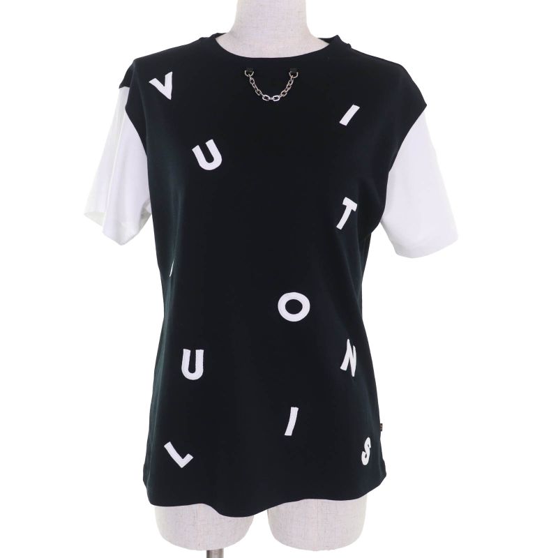 Louis Vuitton Ffts02jg2 100% Cotton Embroidery Logo Crew Neck Short Sleeve