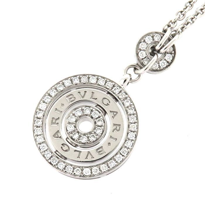 Bvlgari Bulgari Astorale Cherchi Diamond Necklace 18K White Gold 750 White Gold