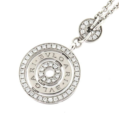 Bvlgari Bulgari Astorale Cherchi Diamond Necklace 18K White Gold 750 White Gold
