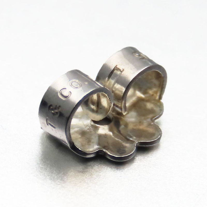 Tiffany & Co Earrings 925 Silver Approx 7.4g Silver Cube Accessories Simple