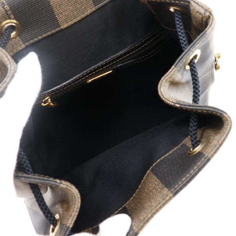 Fendi Pecan PVC Brown Women's Backpack/daypack