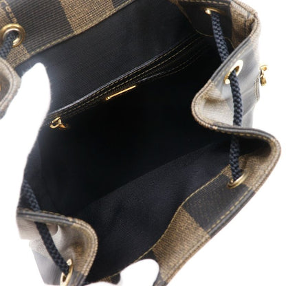 Fendi Pecan PVC Brown Women's Backpack/daypack